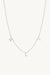 KIDS Spaced Letter Necklace - 14k White Gold