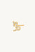Diamond Capricorn Earring