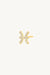 Diamond Pisces Earring