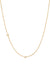 Small Asymmetrical Initial & Diamond Necklace - 14K Yellow