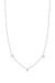 Small Initials and Diamond Necklace