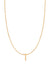 Fine Centered Initial Necklace - 14K Yellow