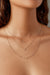 Fine Centered Initial Necklace - 14K Yellow