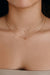 Fine Centered Initial Necklace - 14K Yellow