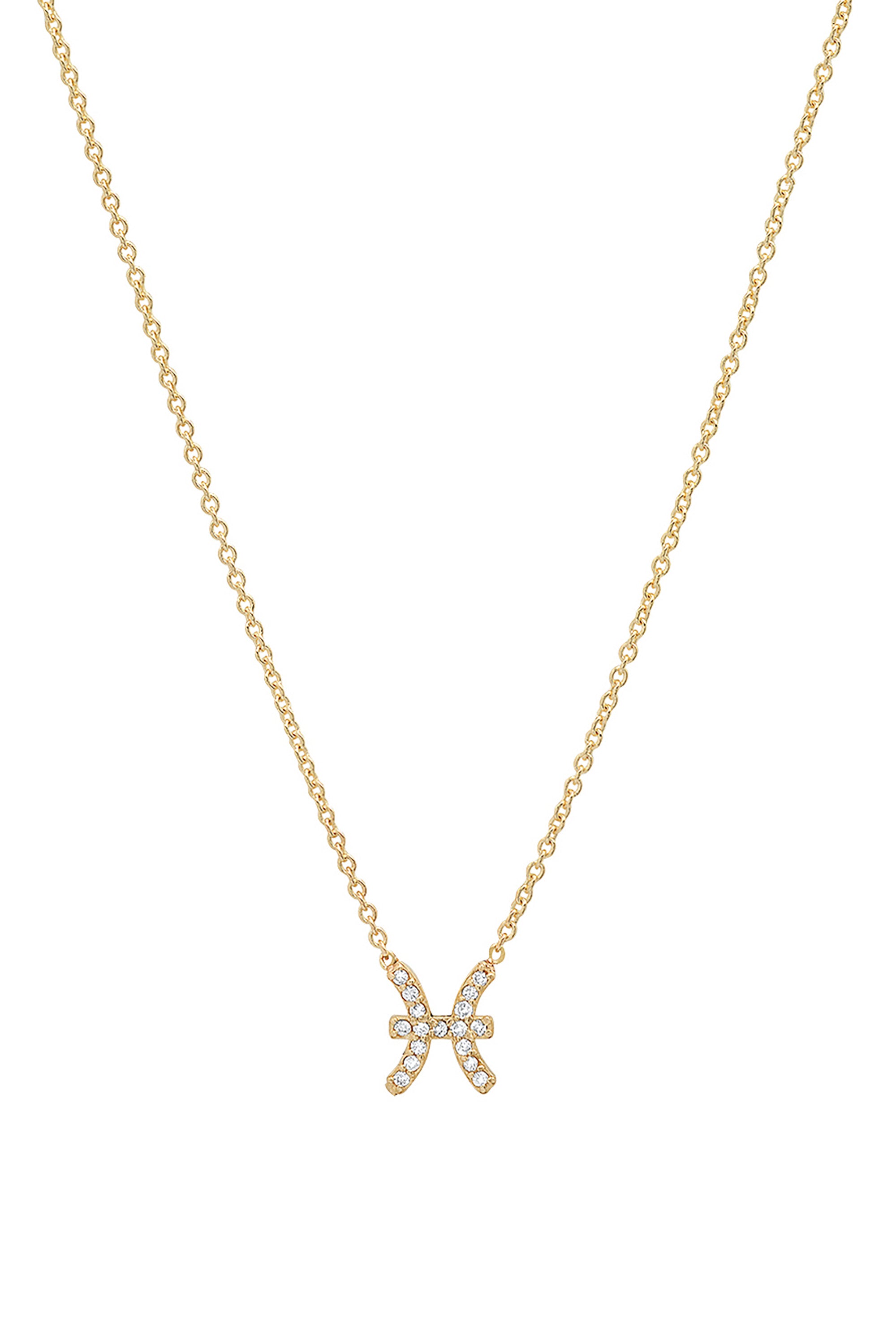 Diamond pisces necklace Clearance