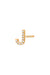Diamond Initial Earring