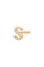 Diamond Initial Earring