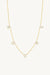 THE DIAMOND SPACED LETTER NECKLACE