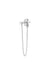 Long Diamond Chained Earring