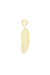 Mother of Pearl Feather Huggie Charm *