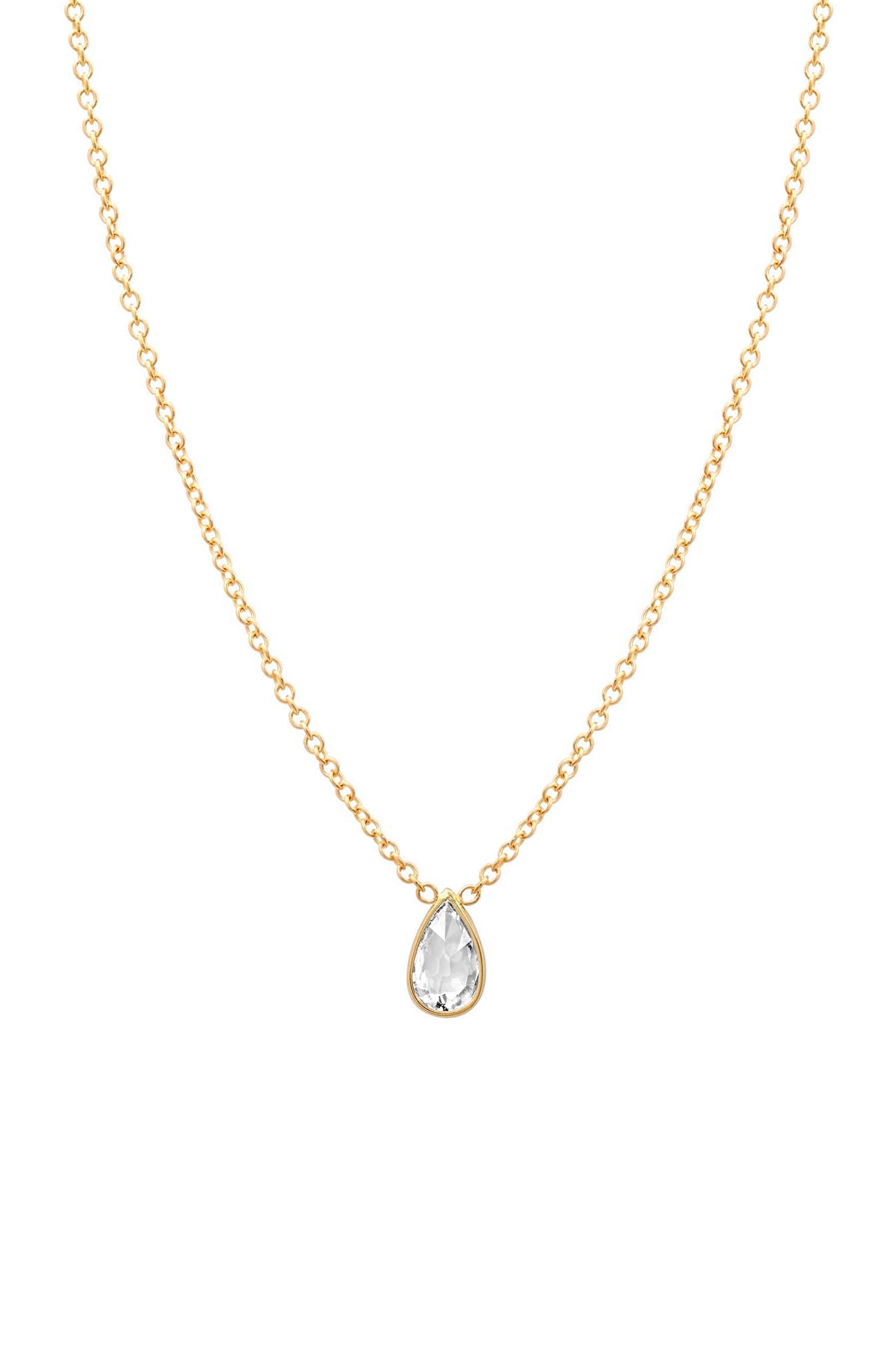 Rose Cut Champagne Diamond Necklace No. 2379 – BYCHARI