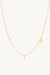 THE SMALL SPACED LETTER NECKLACE