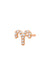 Rose Gold Diamond Aquarius Earring