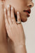 Rose Cut Diamond Finger Bracelet No. 2303