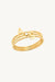 2 Initial and Lili Ring Set