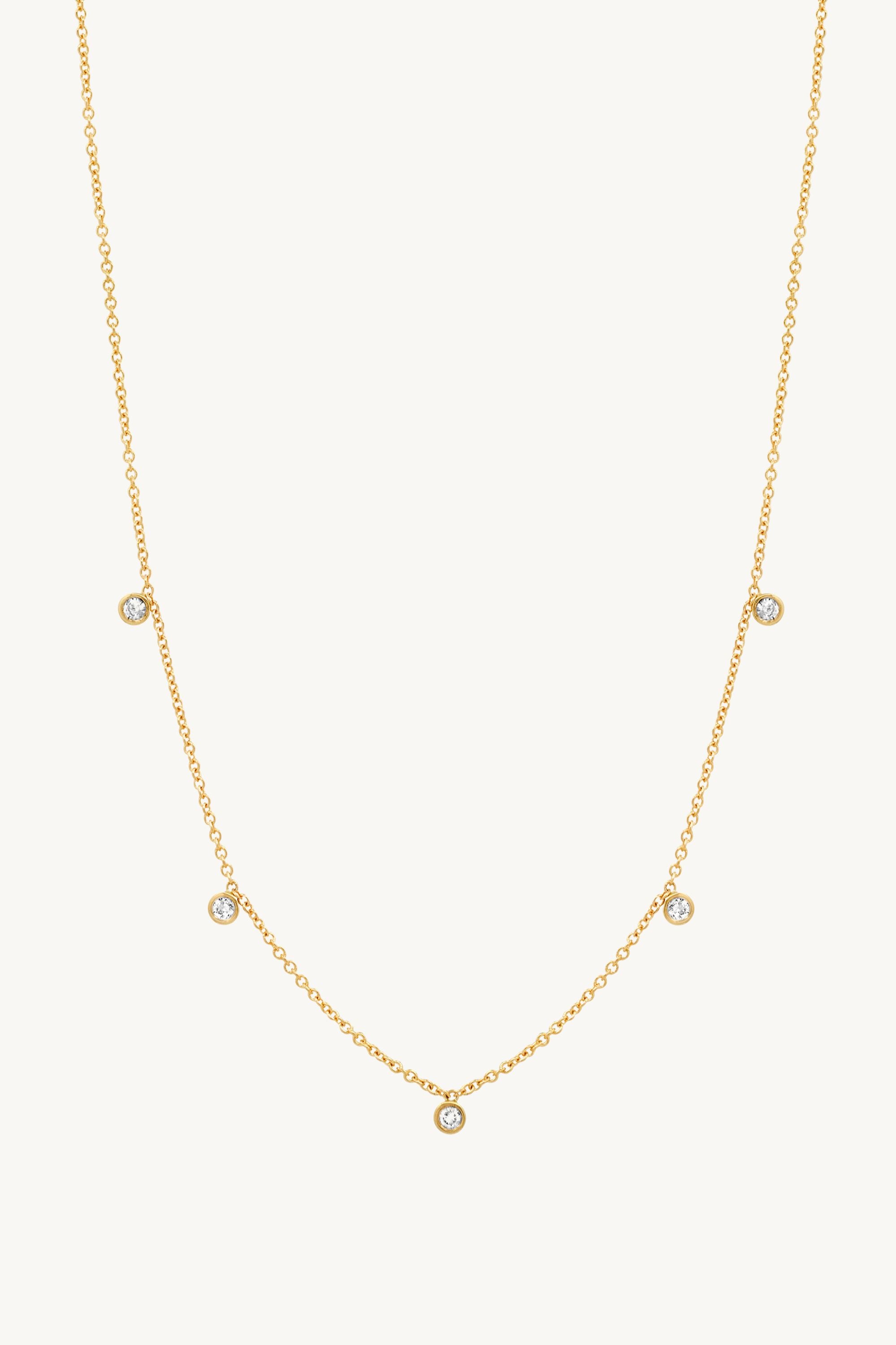 5 Diamond Necklace