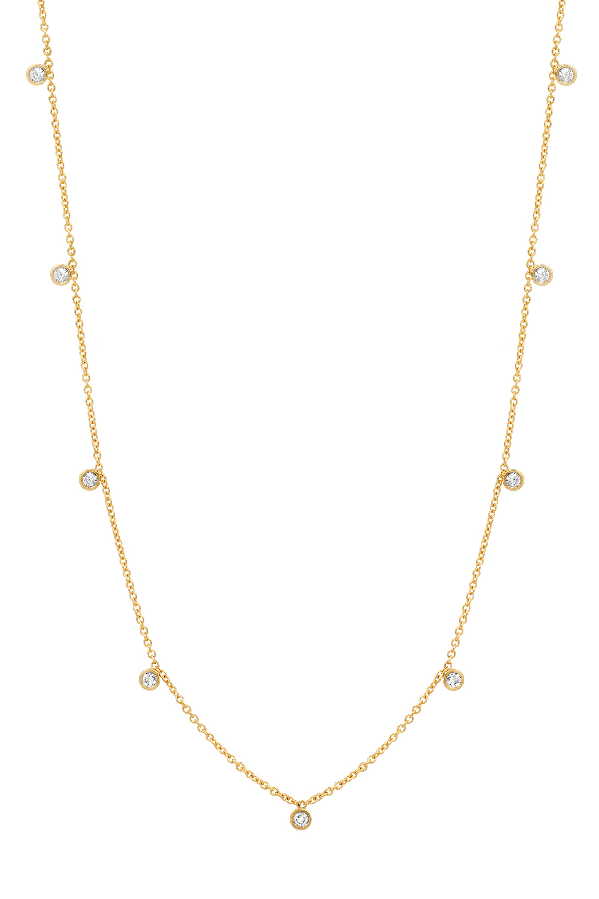 9 Diamond Necklace – BYCHARI