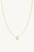Diamond Initial Necklace - 14K Yellow