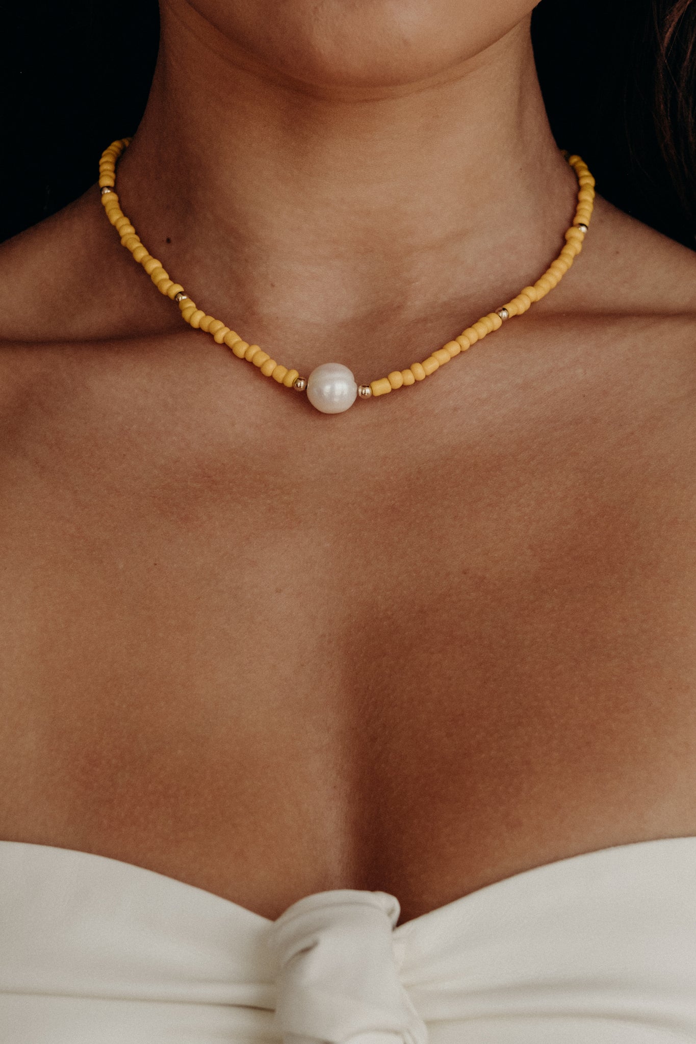 Luna Necklace - Mango – BYCHARI