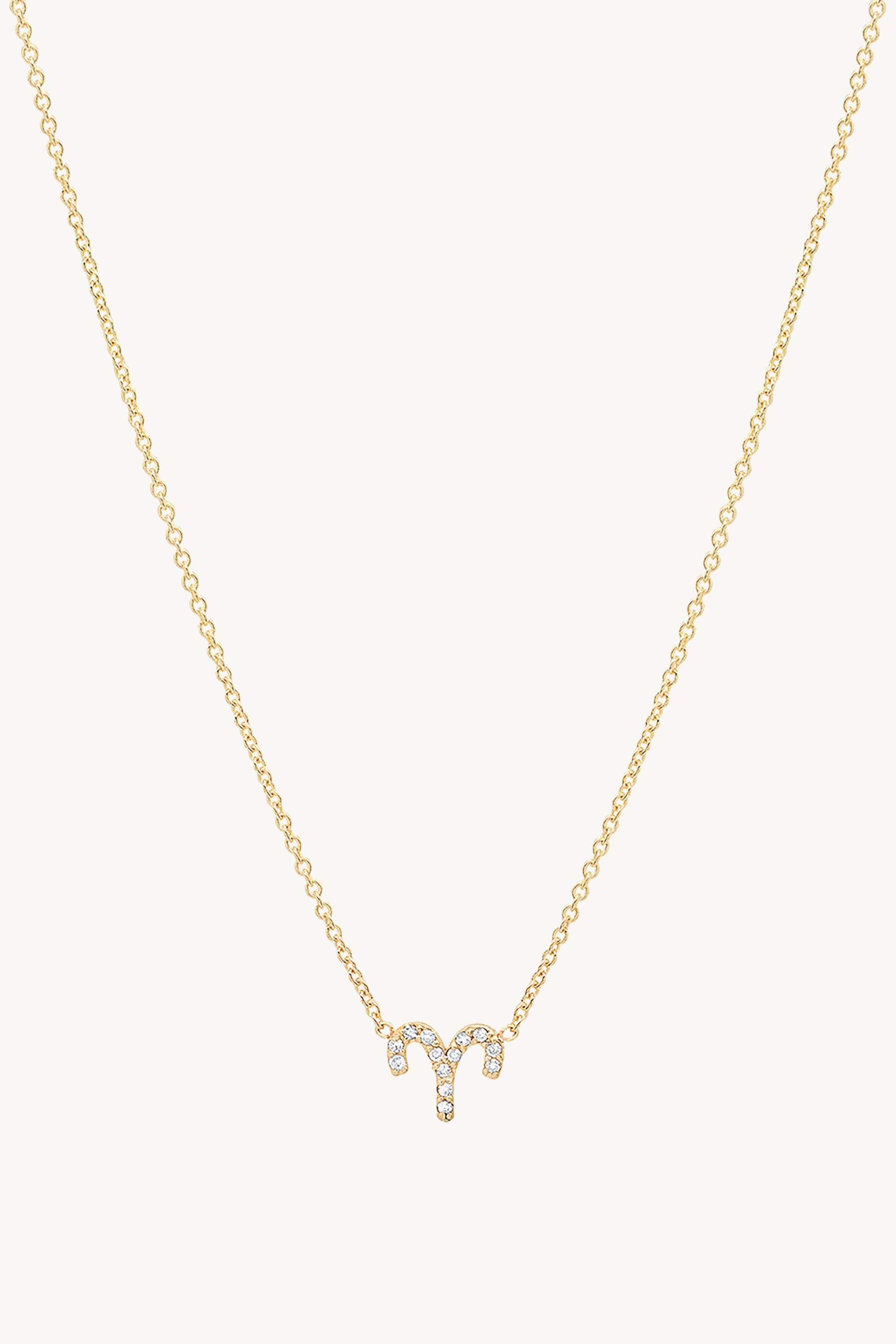 Diamond Aries Necklace