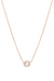 Rose Gold Diamond Cancer Necklace