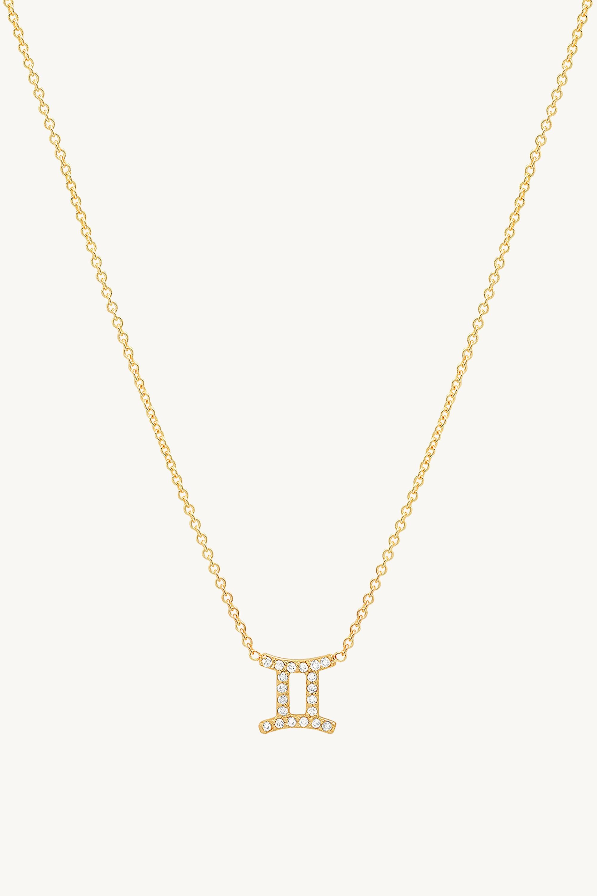 Diamond Gemini Necklace