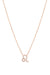 Rose Gold Diamond Leo Necklace