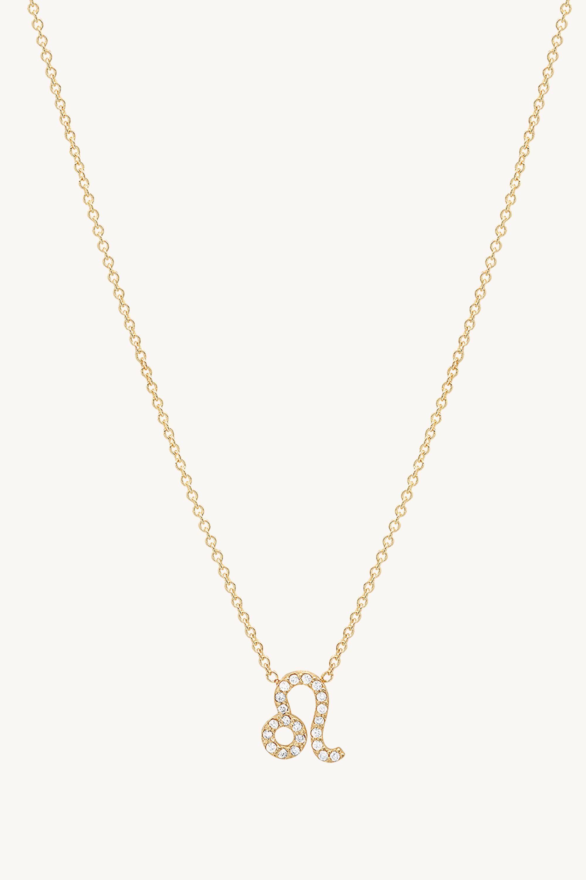 Diamond Leo Necklace
