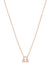 Rose Gold Diamond Libra Necklace