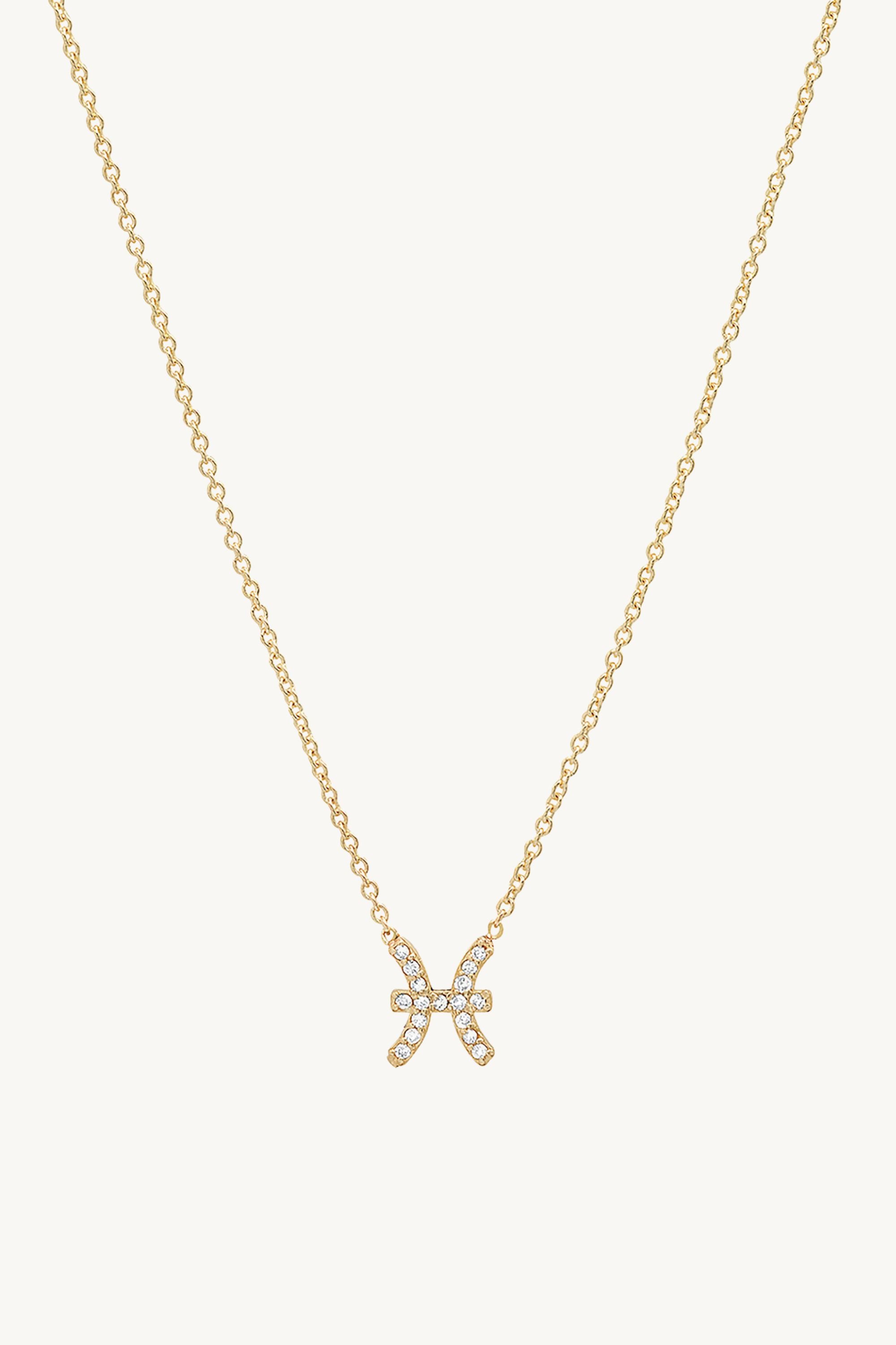 Diamond Pisces Necklace