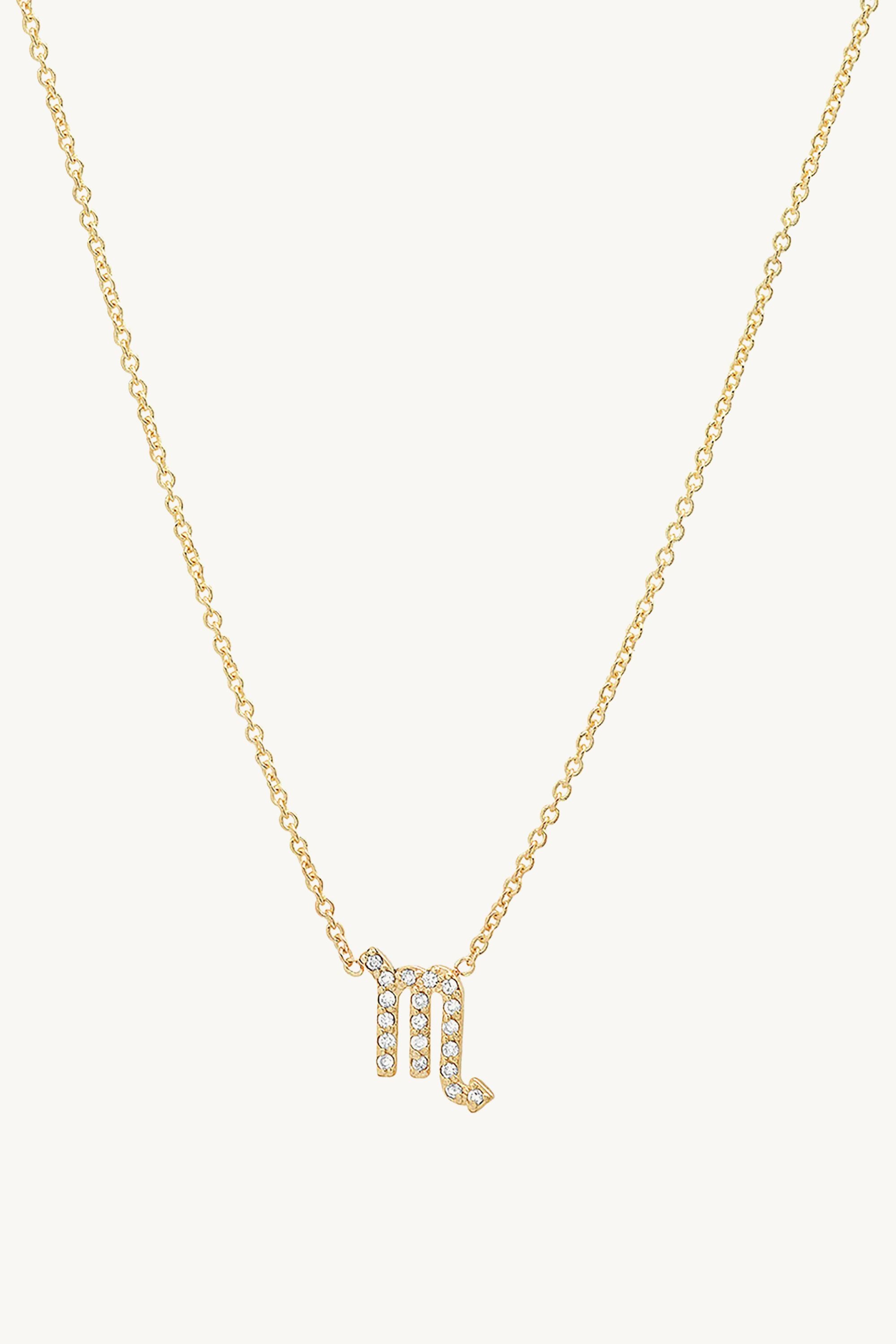 Diamond Scorpio Necklace
