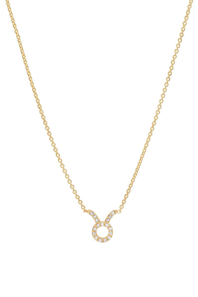 Lisa Angel Gold Stainless Steel Taurus Pendant Necklace – Lark London