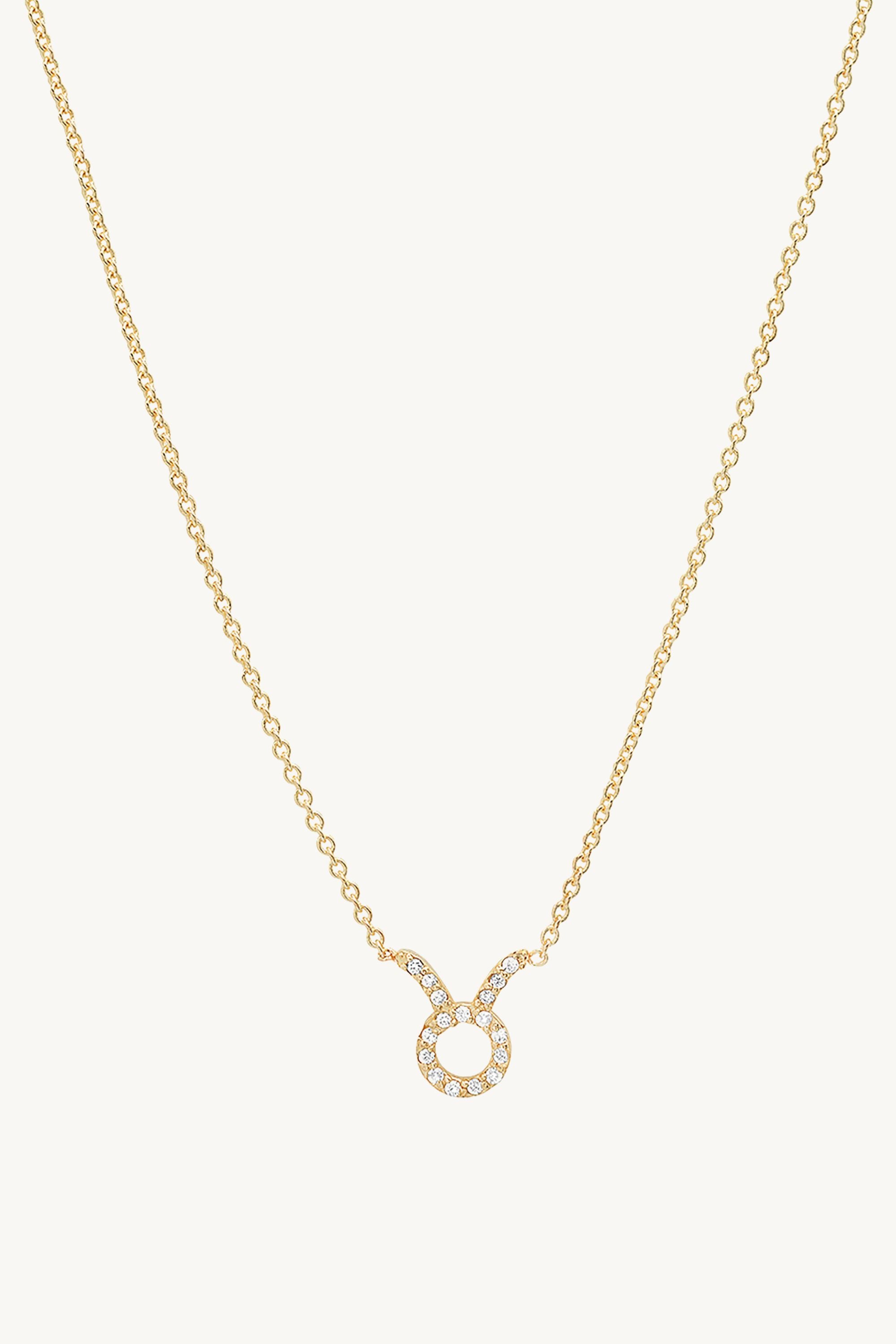 Diamond Taurus Necklace