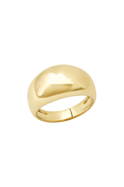 ESSENCE DOME RING (18K GOLD PLATED) – KIRSTIN ASH (United States)