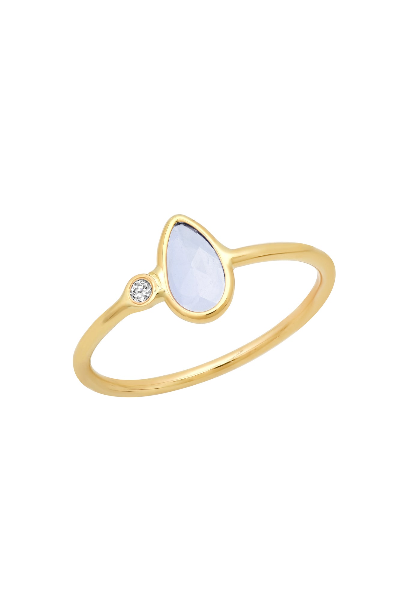 Rose Cut Blue Sapphire Ring No. 171