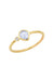 Rose Cut Blue Sapphire Ring No. 174