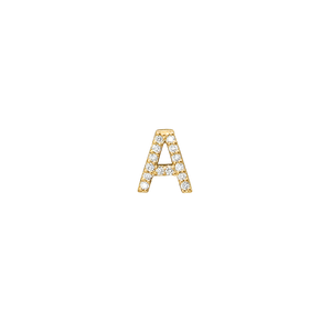 Add diamonds to your custom necklace letters
