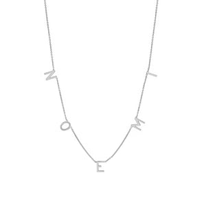 THE ORIGINAL SPACED LETTER NECKLACE - Large®