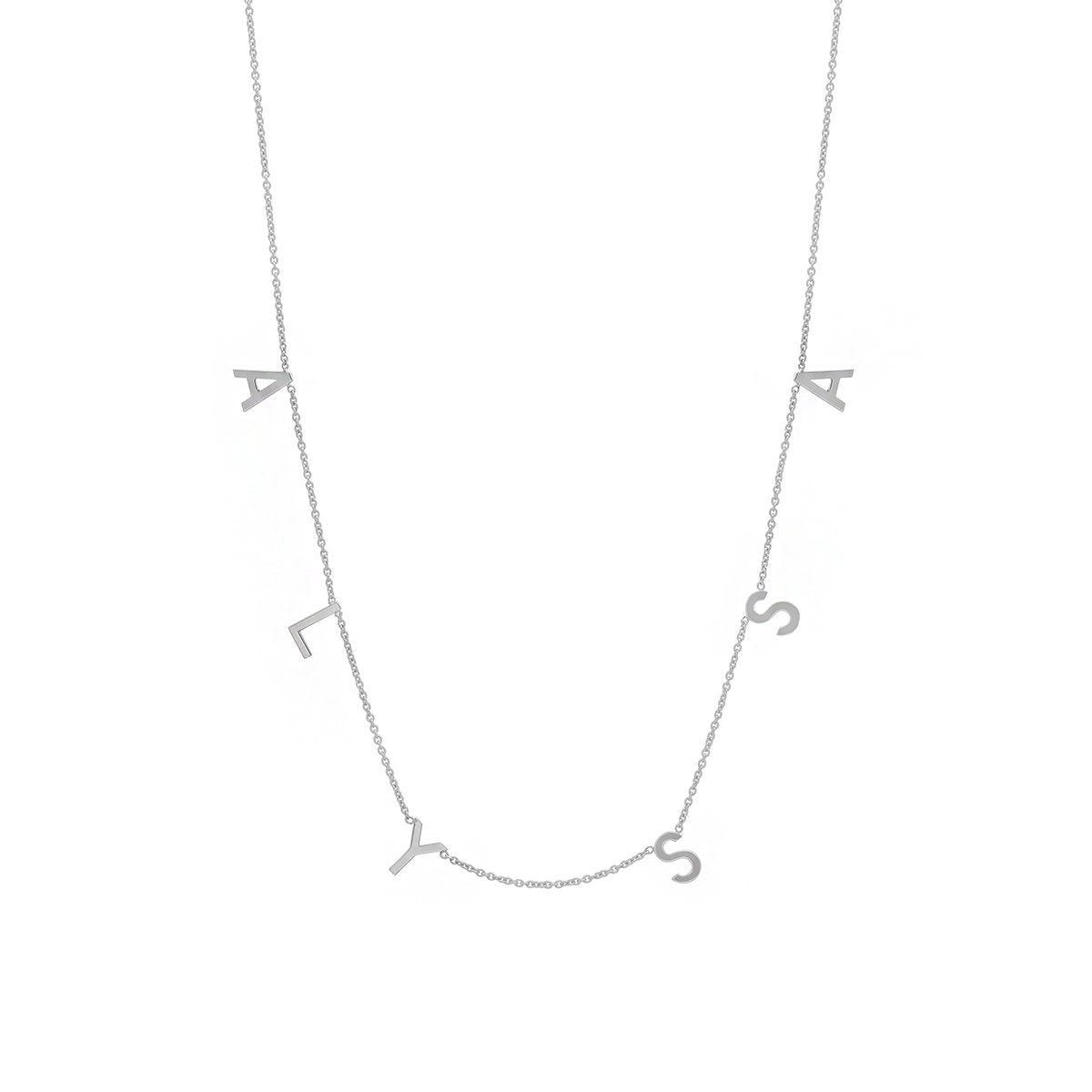THE ORIGINAL SPACED LETTER NECKLACE - Large®
