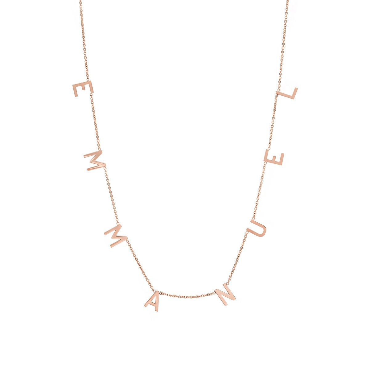THE ORIGINAL SPACED LETTER NECKLACE - Large®