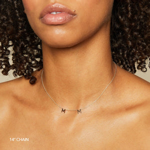 THE ORIGINAL SPACED LETTER NECKLACE - Large®