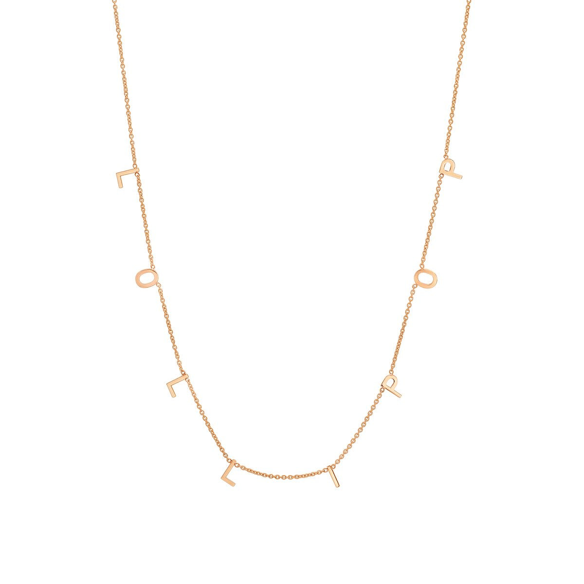THE ORIGINAL SPACED LETTER NECKLACE - Small®