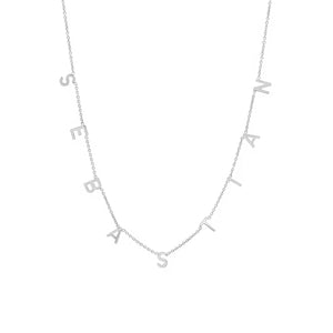 THE ORIGINAL SPACED LETTER NECKLACE - Small®