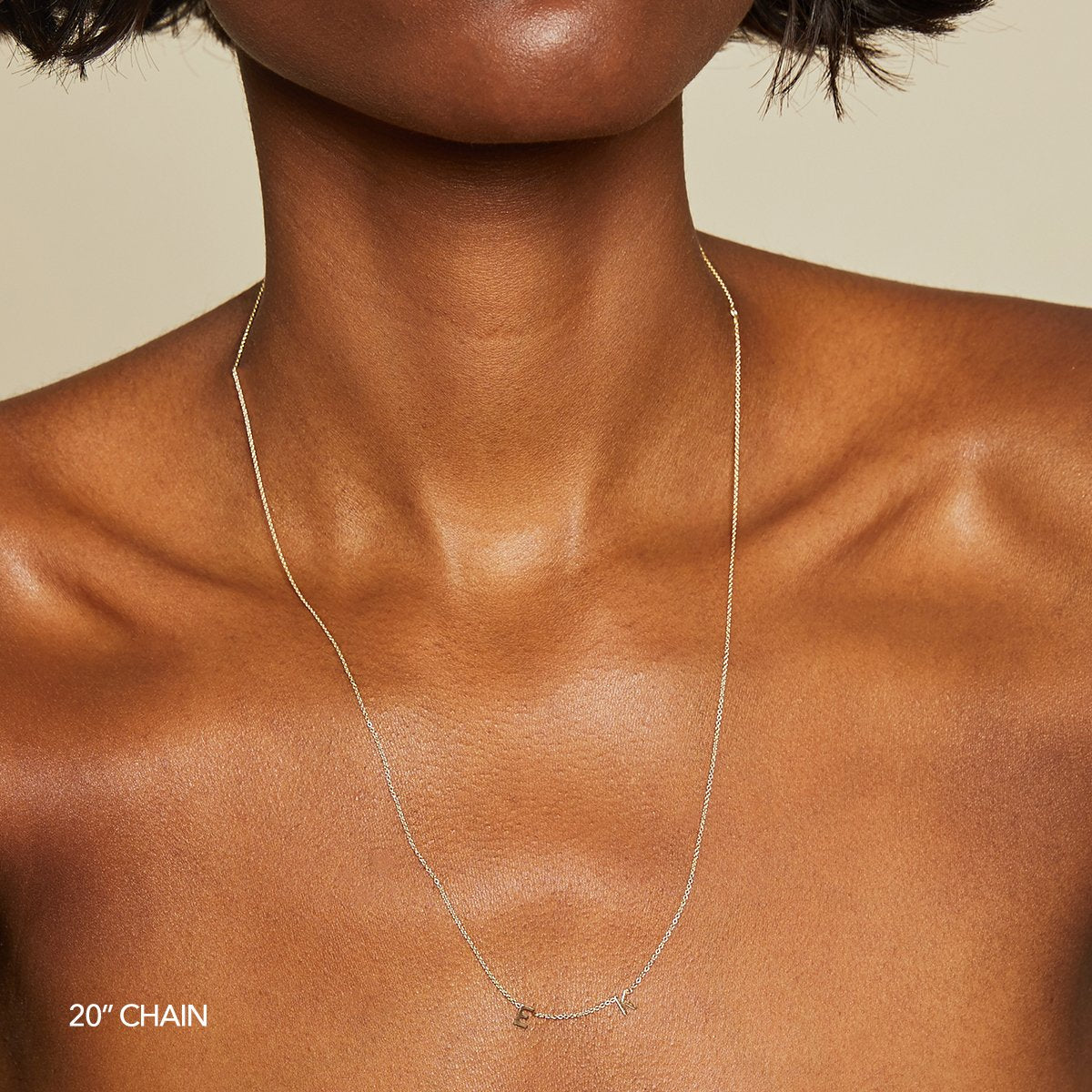 THE ORIGINAL SPACED LETTER NECKLACE - Small®