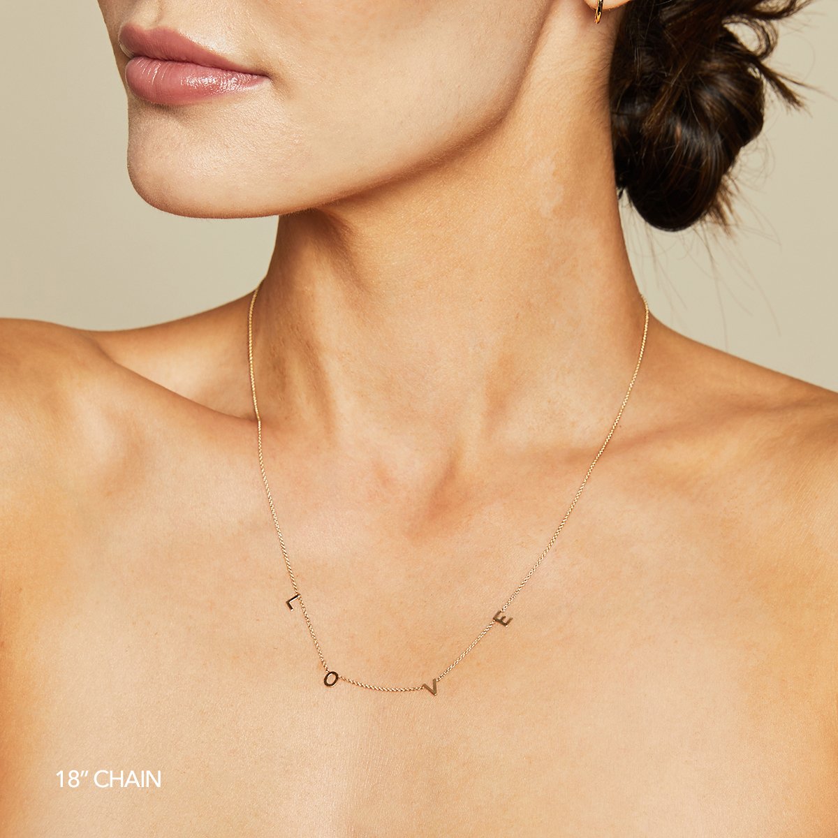 THE ORIGINAL SPACED LETTER NECKLACE - Small®
