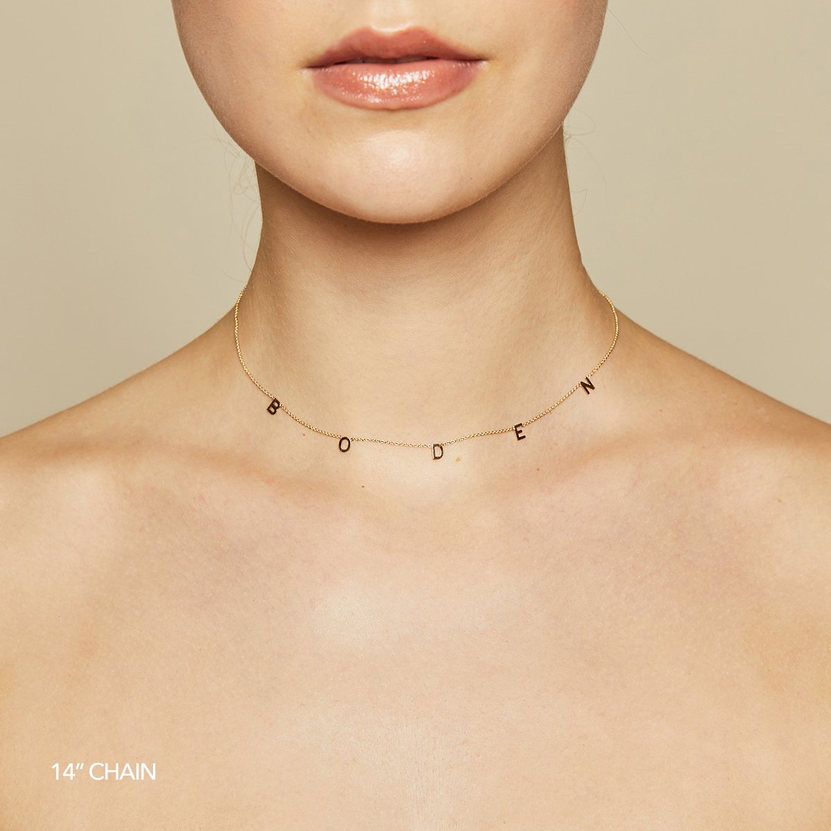 THE ORIGINAL SPACED LETTER NECKLACE - Small®