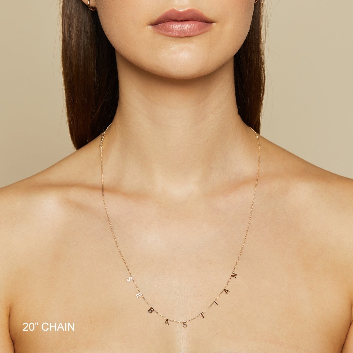 THE ORIGINAL SPACED LETTER NECKLACE - Small®