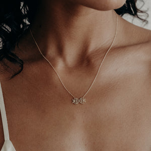 Kissing Fish Necklace - Large