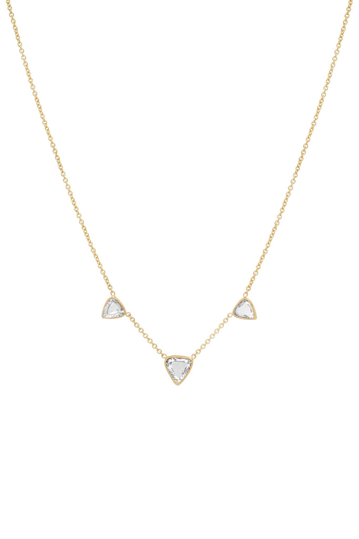 Rose Cut Diamond Necklace No. 158